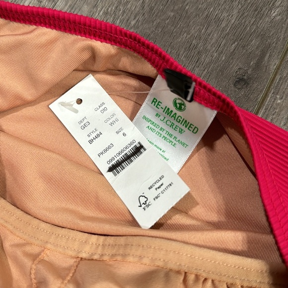 NWT J. crew Ribbed one-strap one-piece 6 - Picture 4 of 5